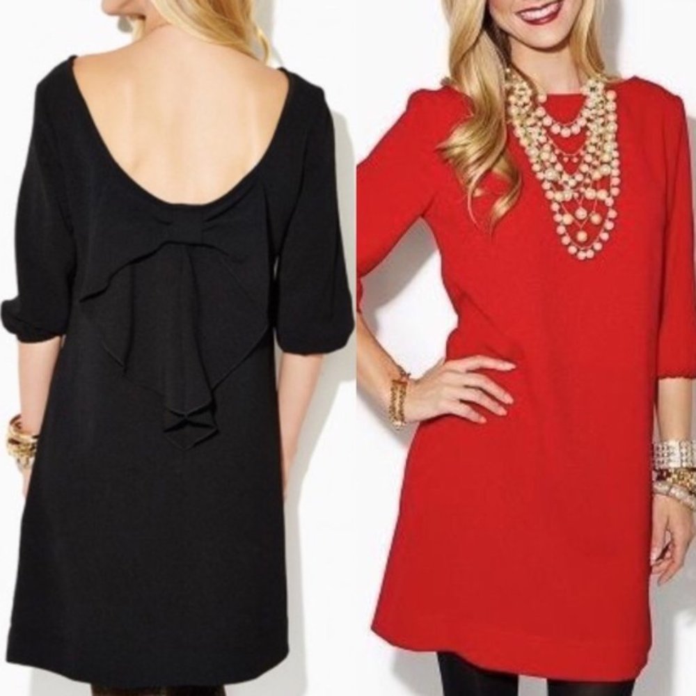 CHARMING CHARLIE Red Bow Dress